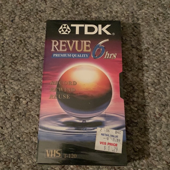 2 Revue Premium Quality 6 hrs VHS T-120 Tapes - Picture 2 of 16